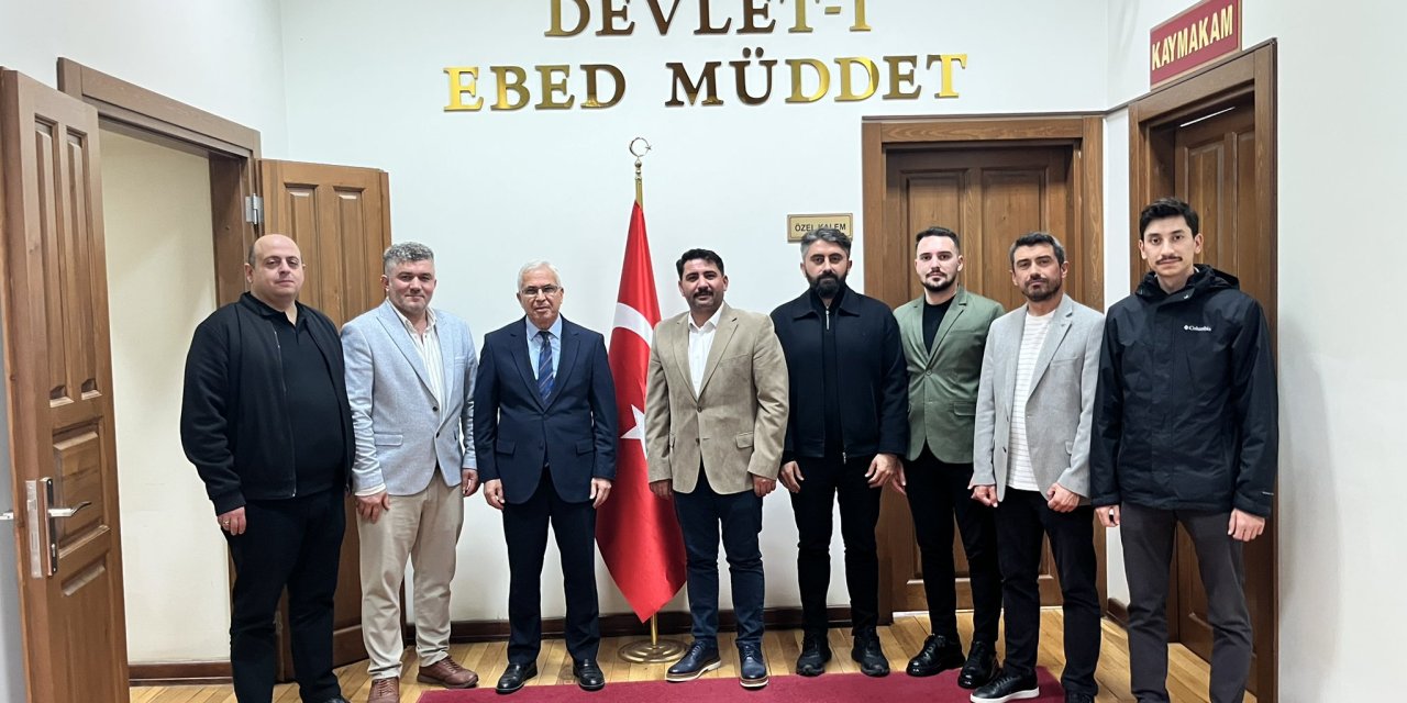 Kaymakam Dönmez'e  'Hayırlı Olsun' Ziyareti