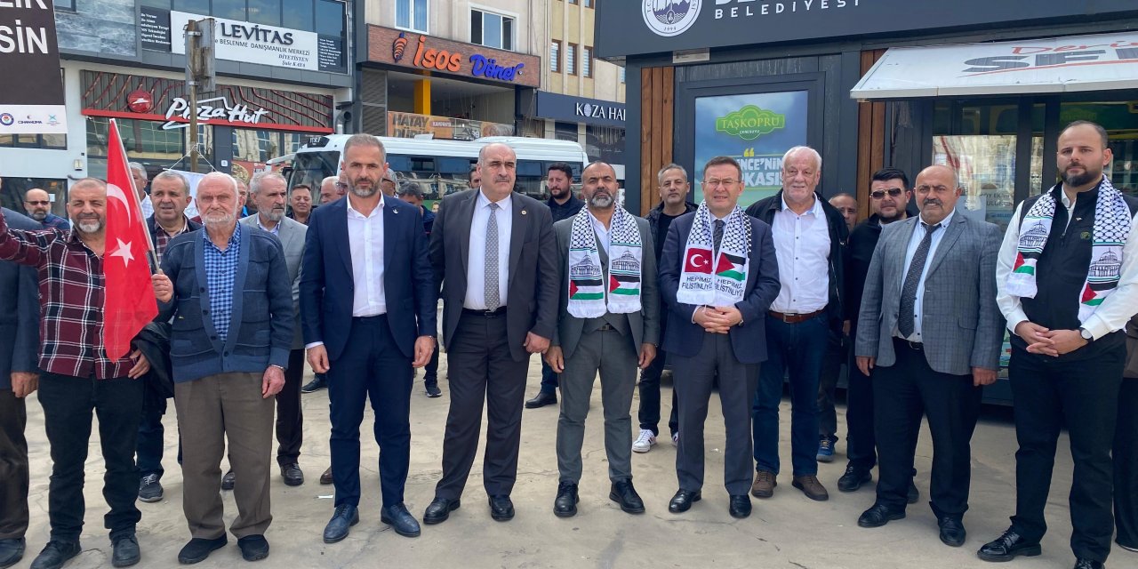 Derince esnafından Gazze’ye anlamlı destek