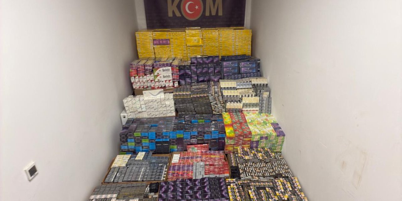 Kocaeli’de 4 Milyon TL Değerinde Kaçak Sigara Ele Geçirildi