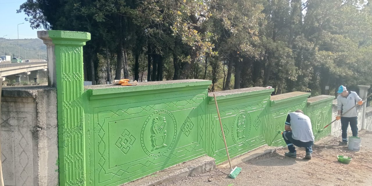 Mezarlıklarda bakım, onarım  ve temizlik çalışmaları