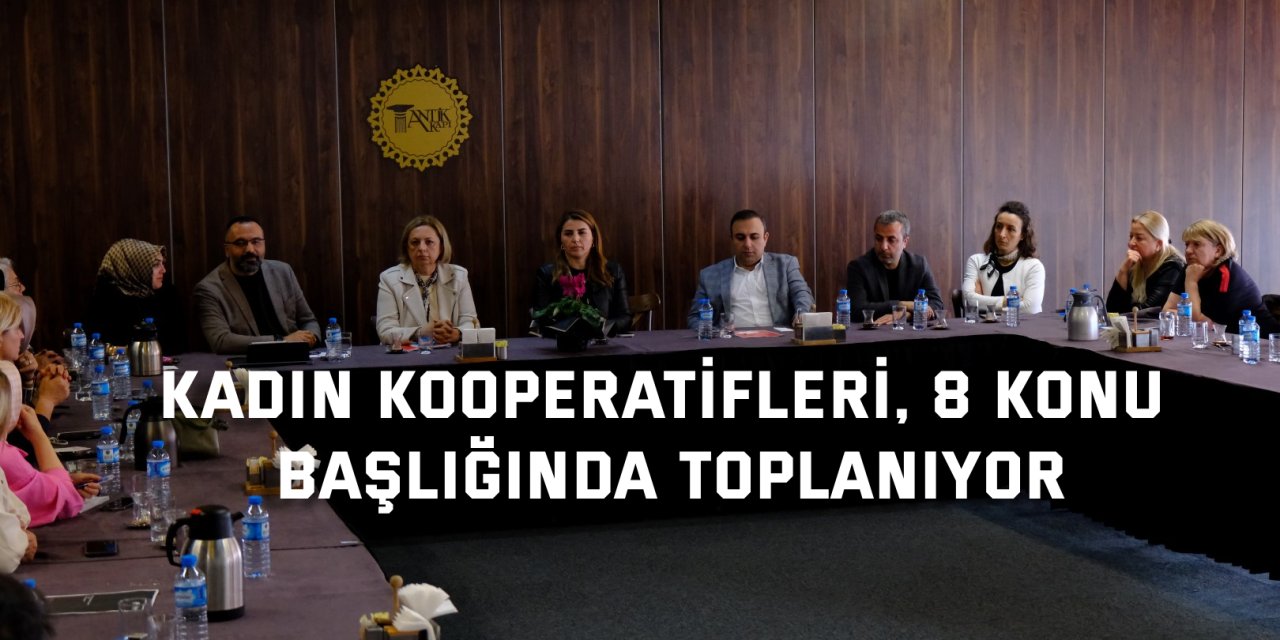 Kadın Kooperatifleri, 8 konu başlığında toplanıyor