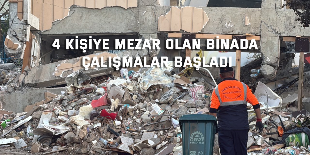4 kişiye mezar olan binada çalışmalar başladı