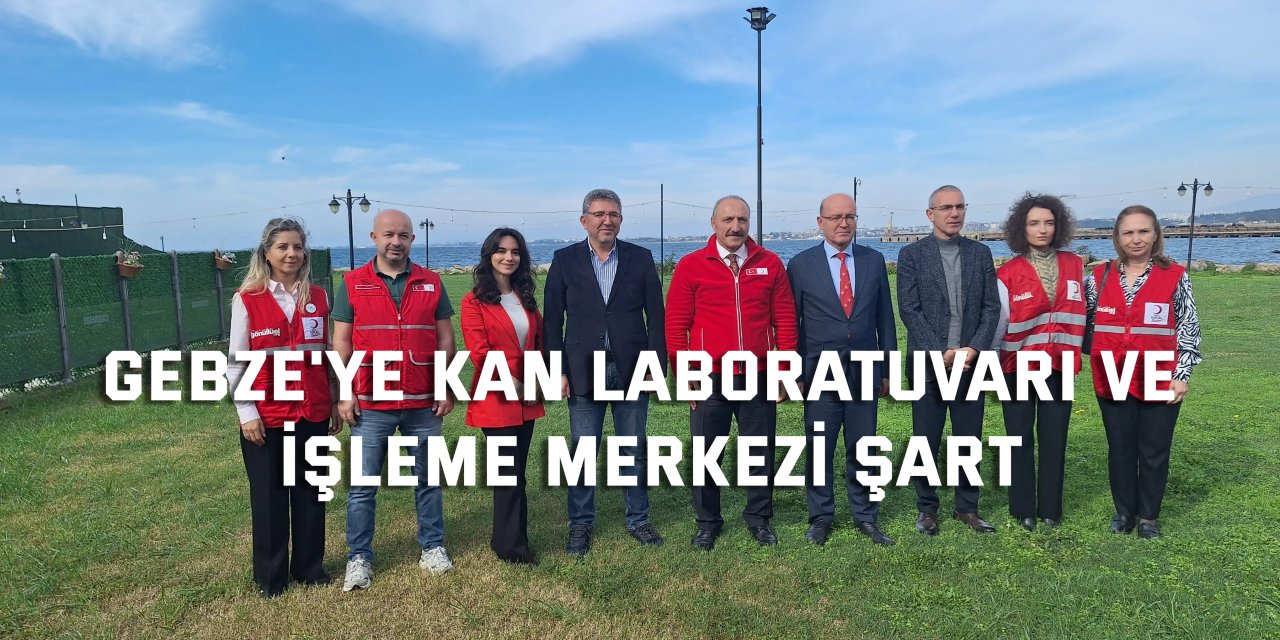 Gebze'ye Kan Laboratuvarı ve İşleme Merkezi Şart