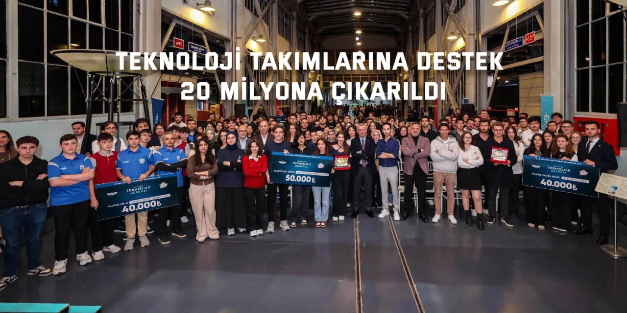 Teknoloji takımlarına destek 20 milyona çıkarıldı