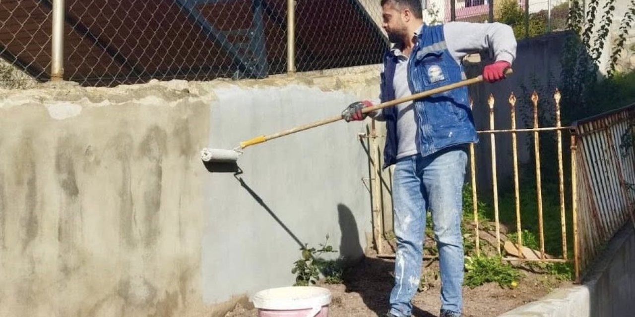 Körfez'de okullara estetik dokunuş