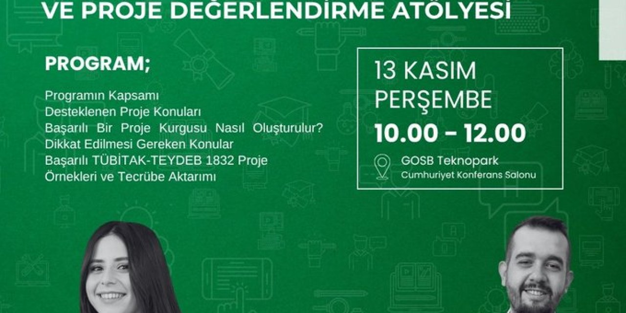 GOSB TEKNOPARK TÜBİTAK 1832 Çağrısı Semineri Düzenleniyor