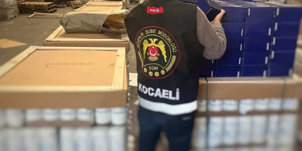 Kocaeli'de 15 Milyon TL Değerinde Taklit Otomobil Parçası ele geçirildi