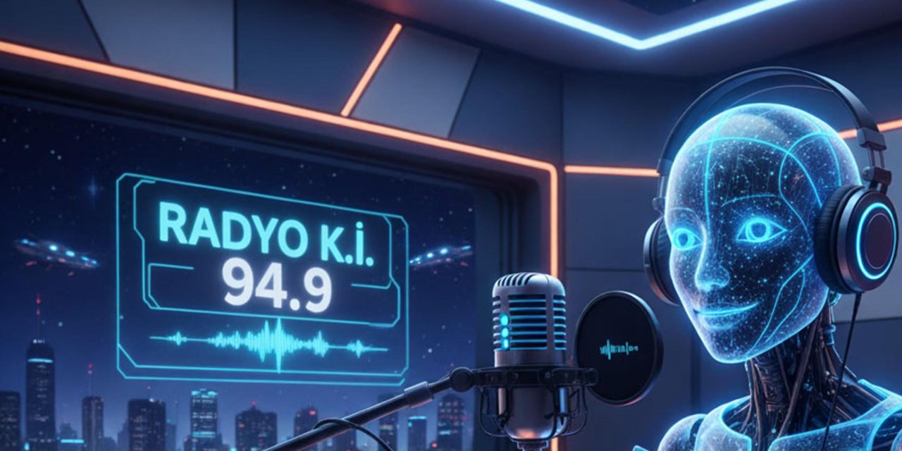 Radyo K.İ.'de Yapay Zeka Mikrofon Başında