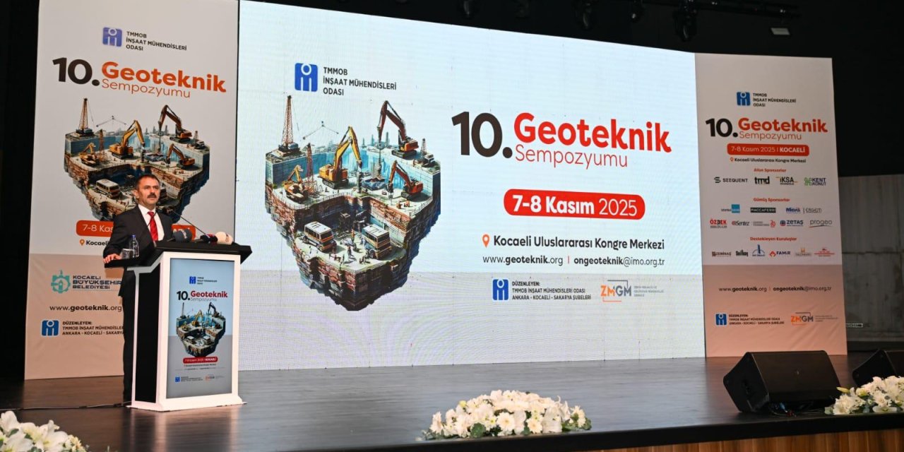 Vali Aktaş Geoteknik Sempozyumuna Katıldı