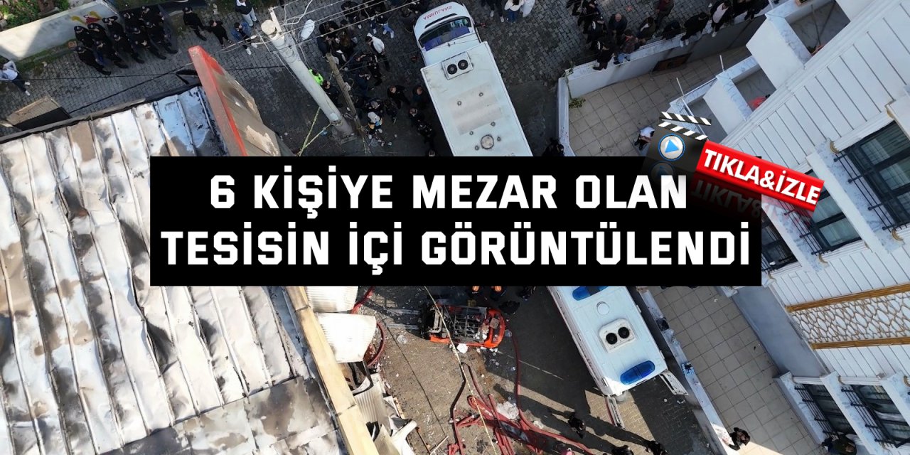 6 kişiye mezar olan parfüm dolum tesisinin içi görüntülendi