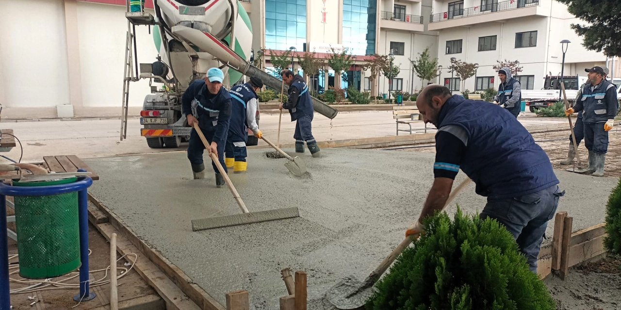 Huzurevine Bocce sahası