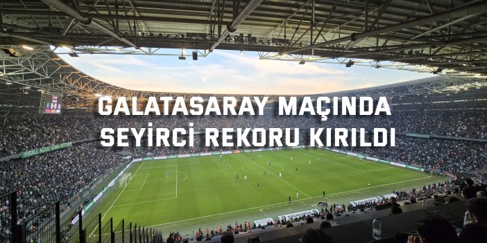 Kocaelispor - Galatasaray maçında seyirci rekoru kırıldı