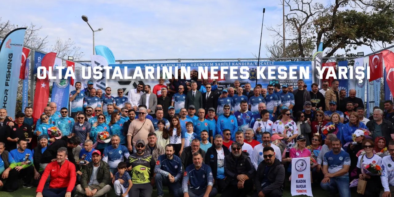 Olta ustalarının nefes kesen yarışı