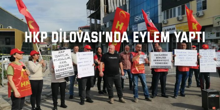HKP Dilovası’nda eylem yaptı