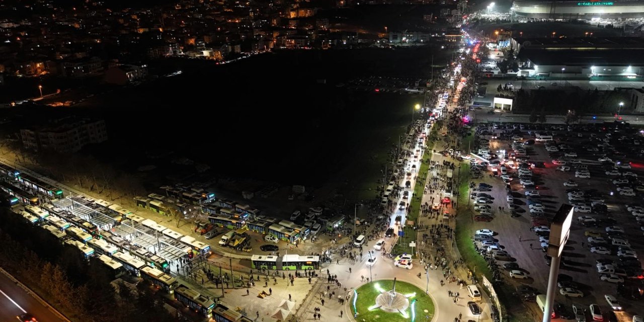 Büyük maçlarda yaşanan trafik karmaşası tarih oldu