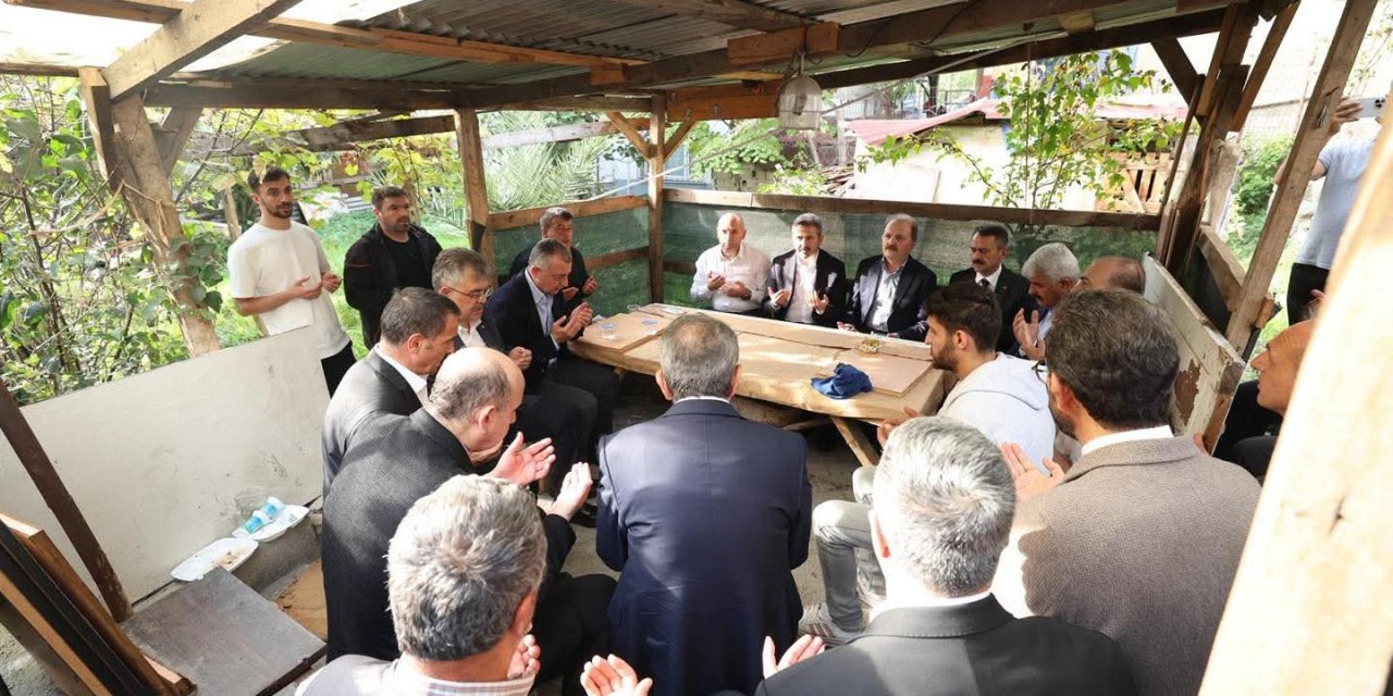 Büyükakın'dan acılı ailelere taziye ziyareti