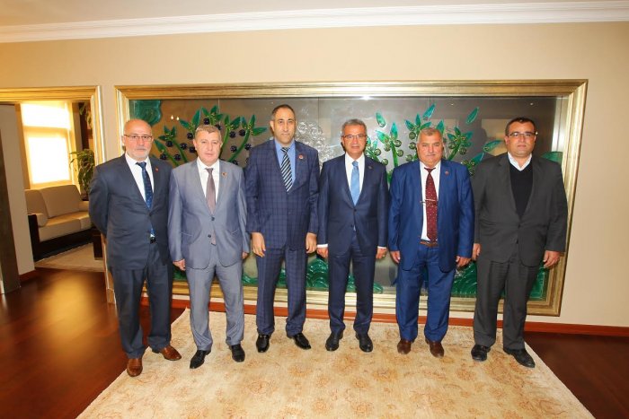 Muhtarlardan Köşker’e ziyaret