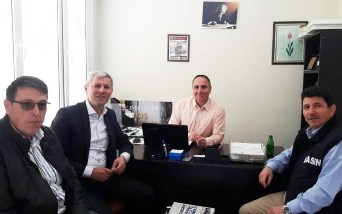Turhan ve Kahraman’dan gazetemize ziyaret