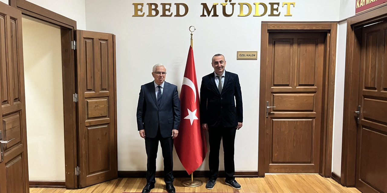 Kaymakamı Dönmez'e  Hayırlı Olsun Ziyareti