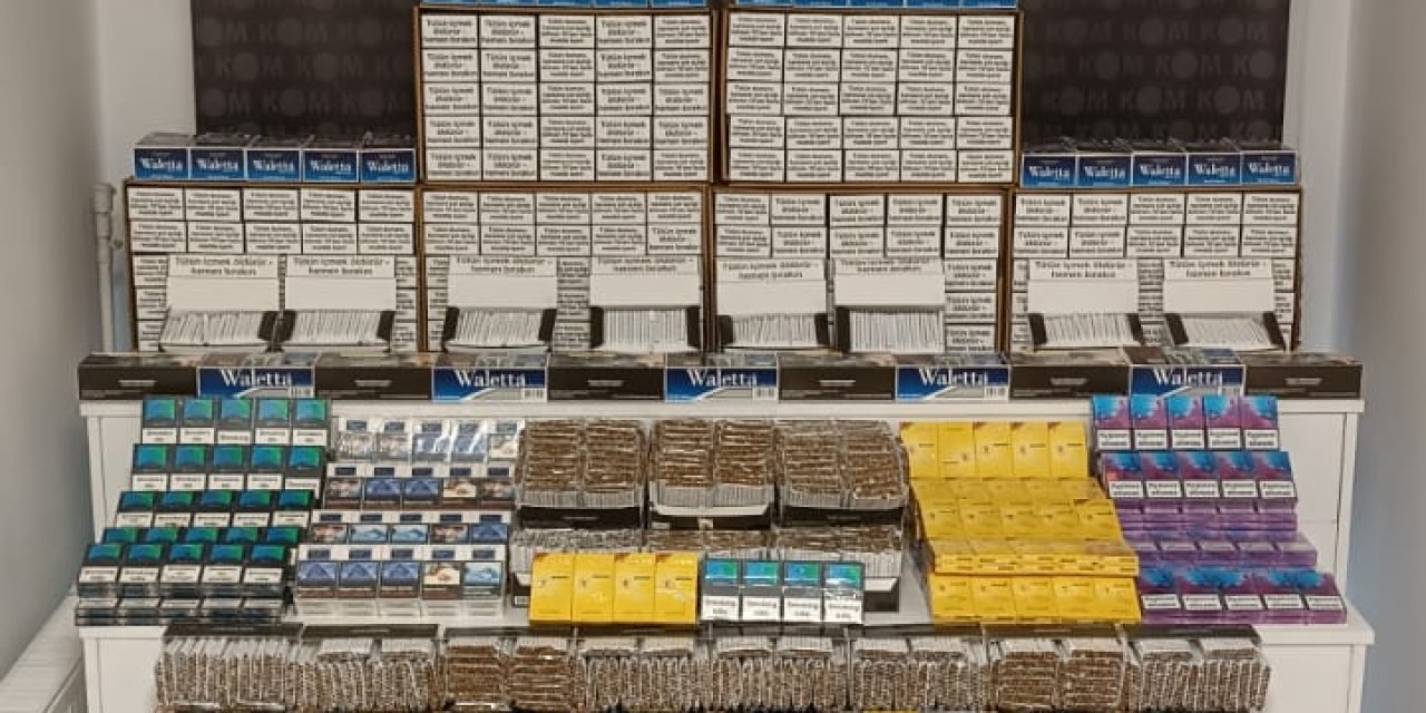 Gölcük’te kaçak sigara ve tütün operasyonu: 1 gözaltı