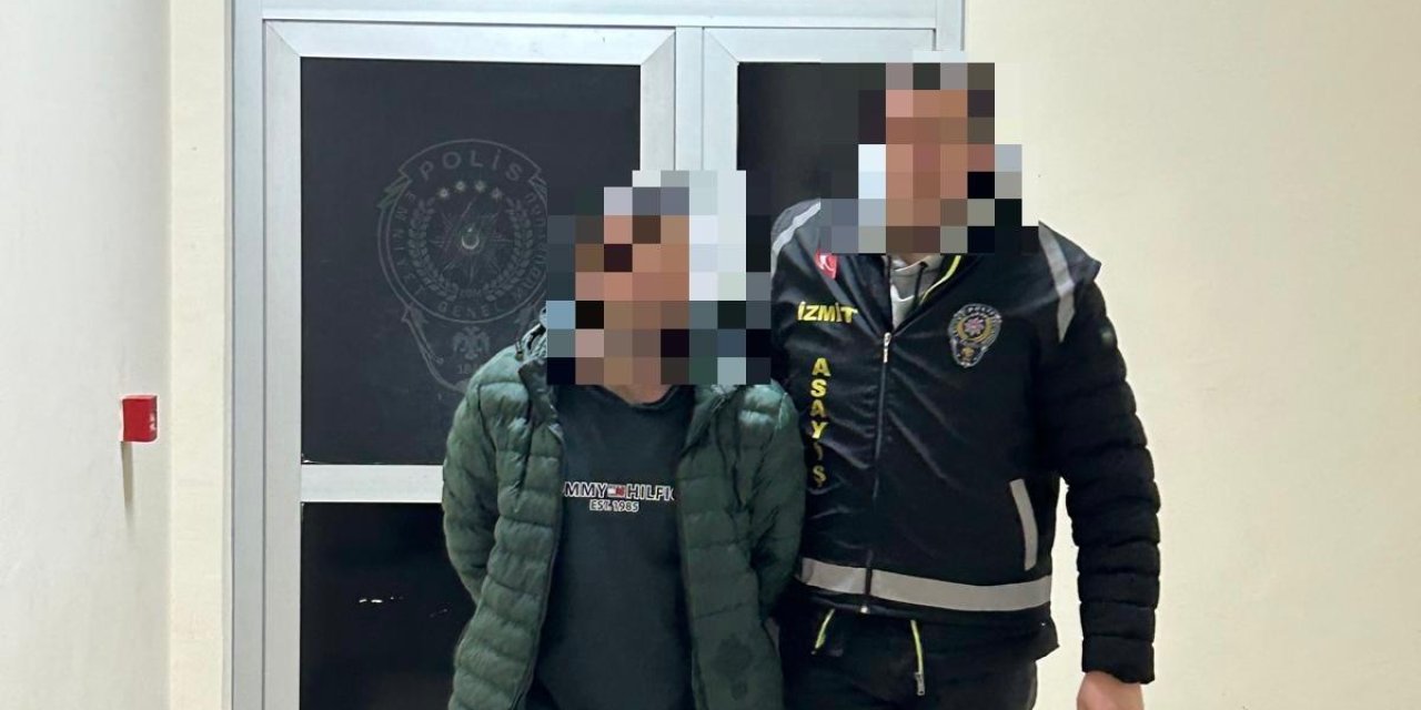 Kocaeli'de tehdit suçundan aranan hükümlü yakalandı