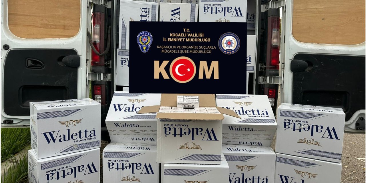 TEM Otoyolu’nda 1 Milyon Boş Makaron Ele Geçirildi