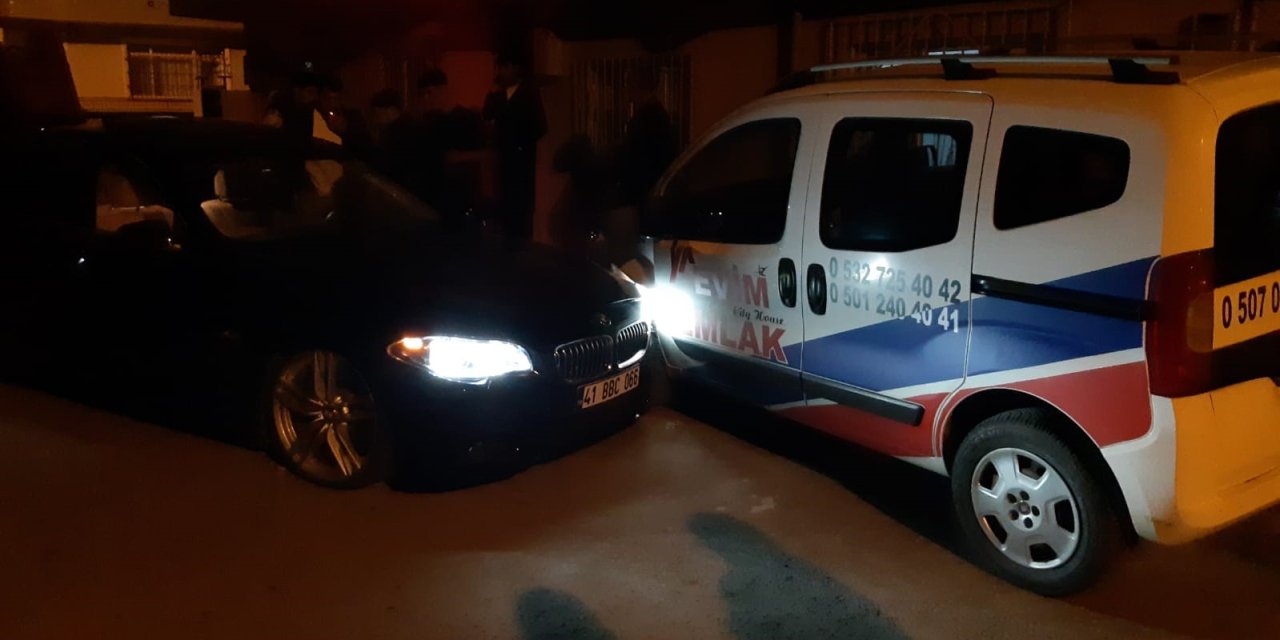 Kaçarken kaza yaptı