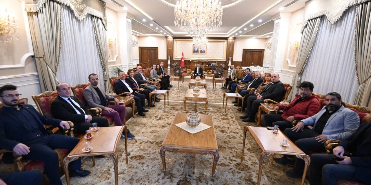 Vali İlhami Aktaş'a Ziyaret