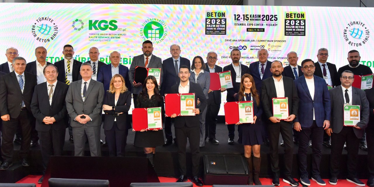 Beton Sürdürülebilirlik  Konseyi (CSC) Sertifika Verdi