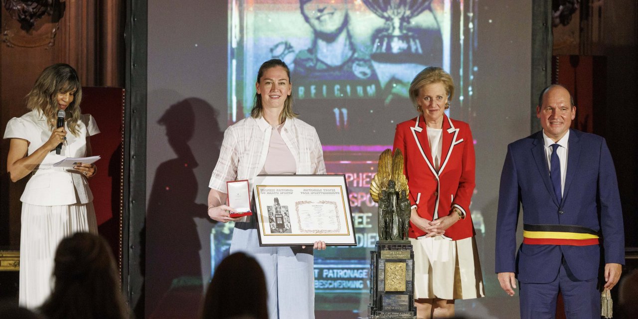 Fenerbahçeli Emma Meesseman, ülkesi Belçika'da onurlandırıldı