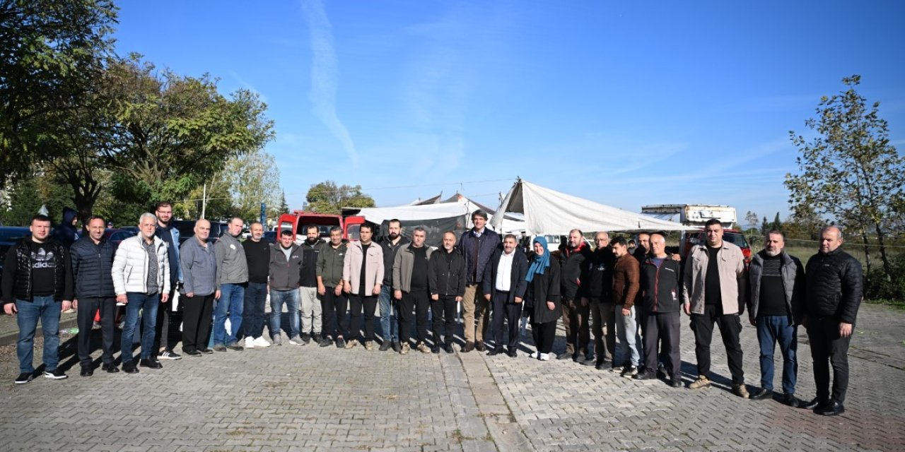 Başkan Kocaman Pazarcı  Esnafıyla Bir Araya Geldi