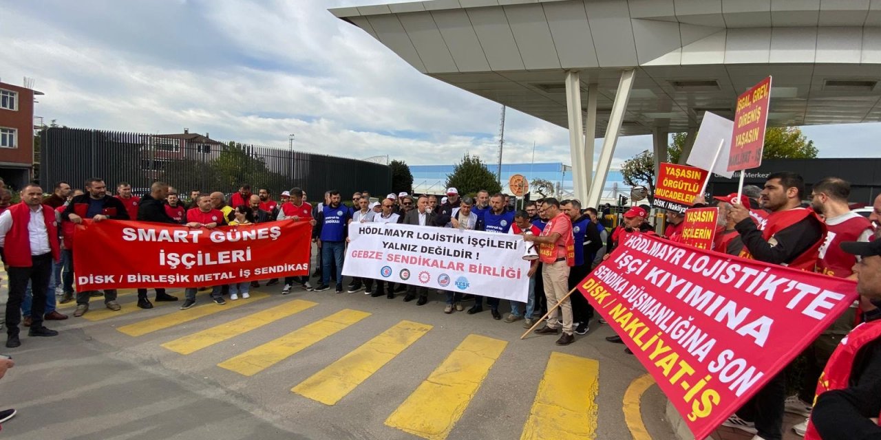 Gebze Sendikalar Birliği'nden Kitlesel Destek