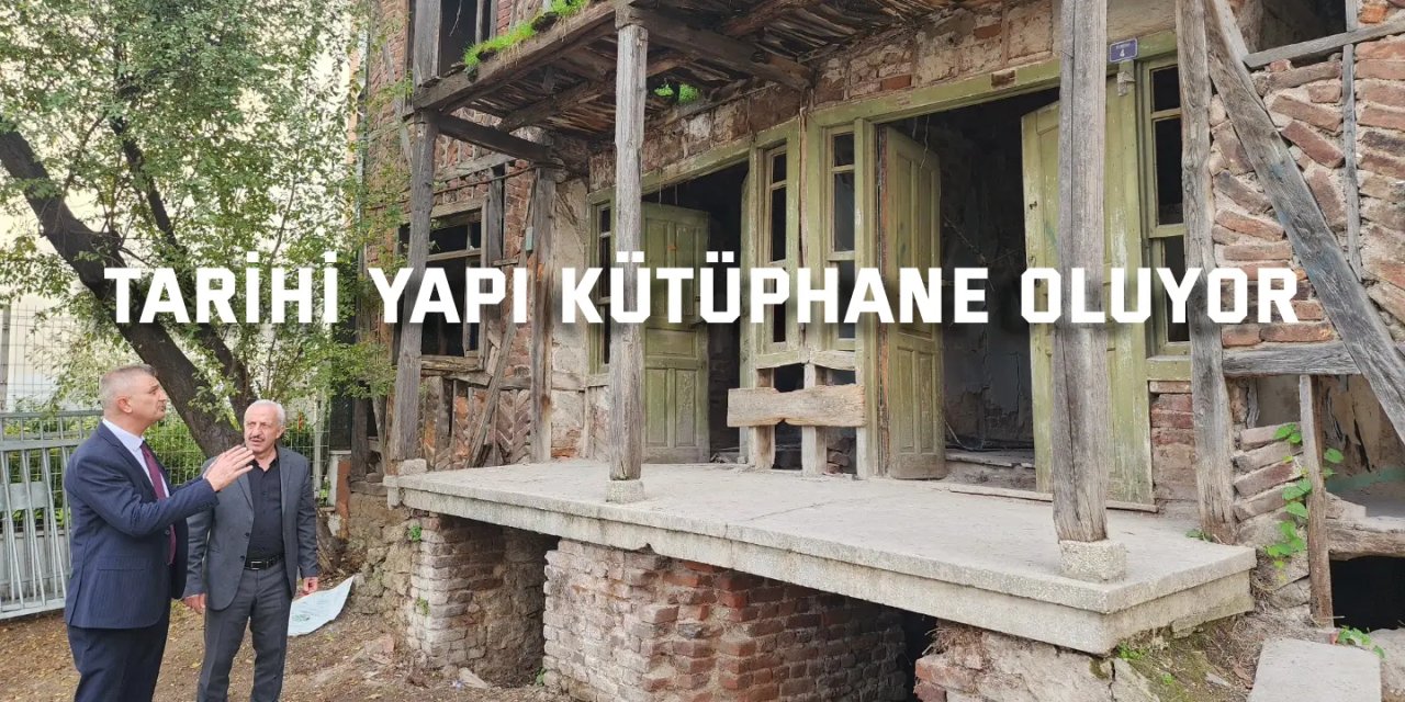Tarihi Yapı Kütüphane Oluyor