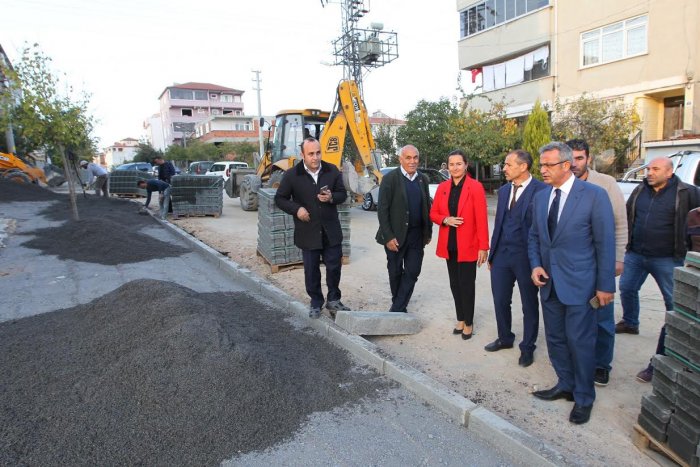 Köşker çalışmaları yerinde inceledi