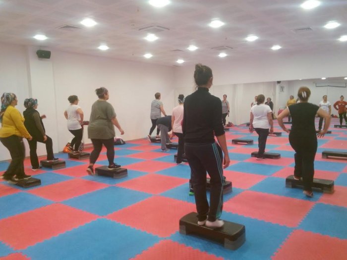 Gebzeli hanımlar sporla tanışıyor