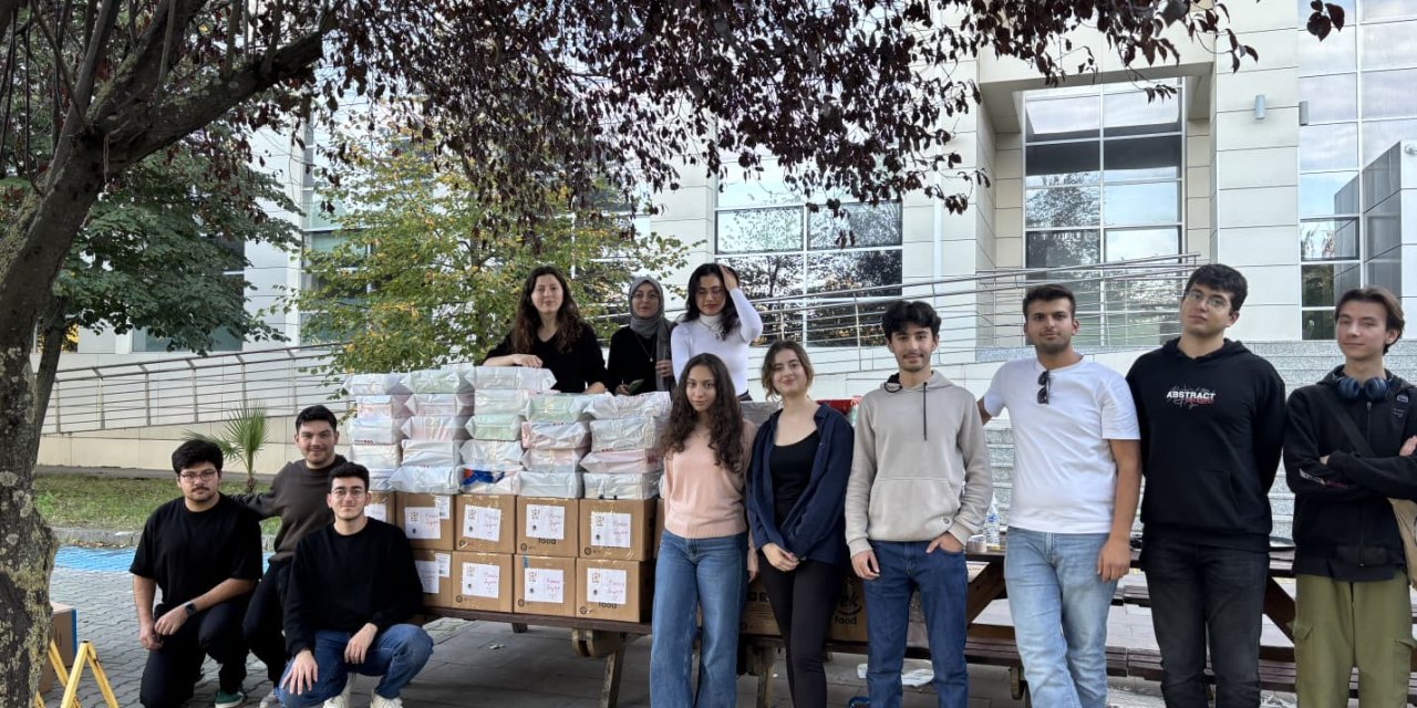 GTÜ Öğrencilerinden “Bir Bot Bir Mont" Kampanyası