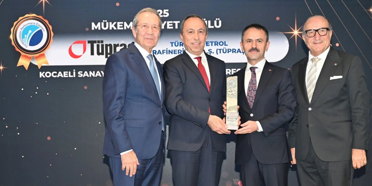 Tüpraş’a “Sürdürülebilirlikte Mükemmeliyet” Ödülü