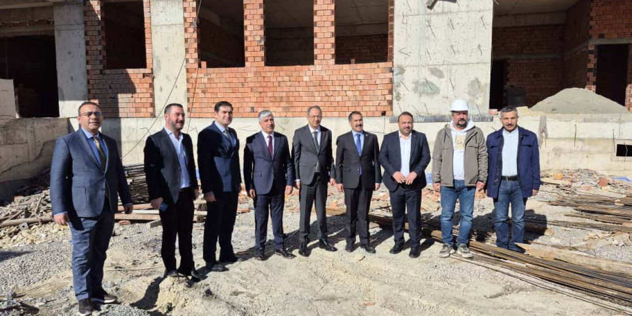 Yeni Ortaokul İnşaatı Ziyaret Edildi