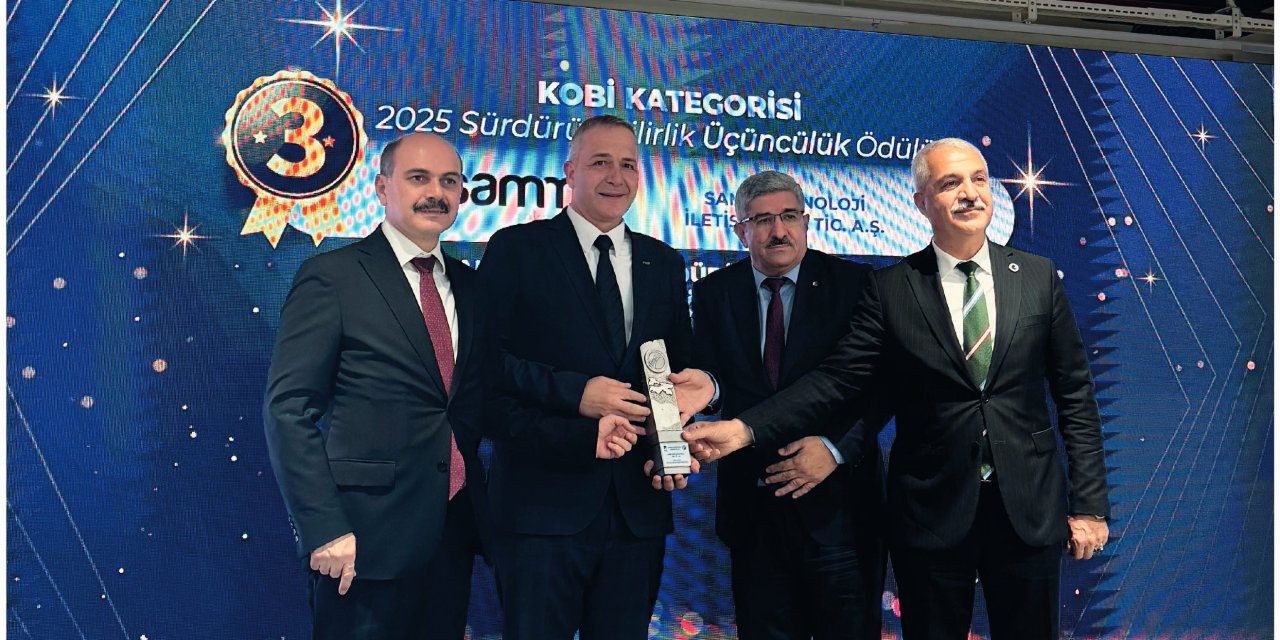 SAMM Teknoloji'ye  Sürdürülebilirlik Ödülü!