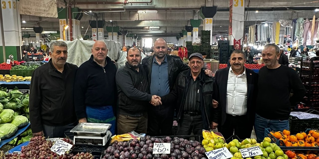 Pazarcılar Odası Başkanı Kumsar’dan Yoğun Saha Mesaisi