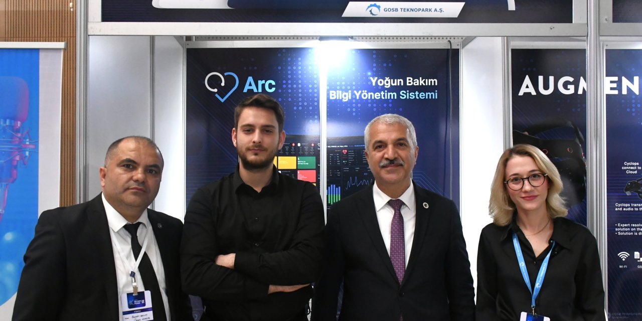 Aslantaş'tan GOSB Teknopark Standına Ziyaret