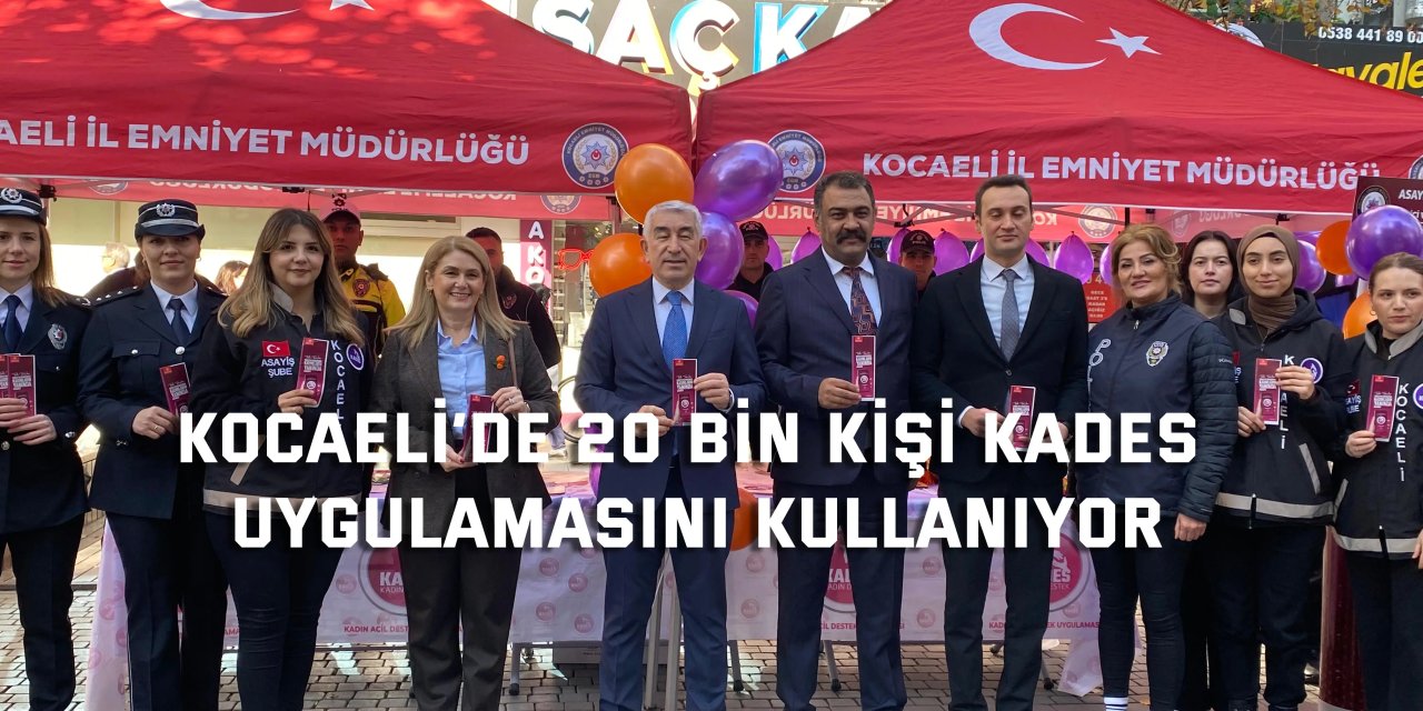 Kocaeli’de 20 Bin Kişi KADES Uygulamasını Kullanıyor