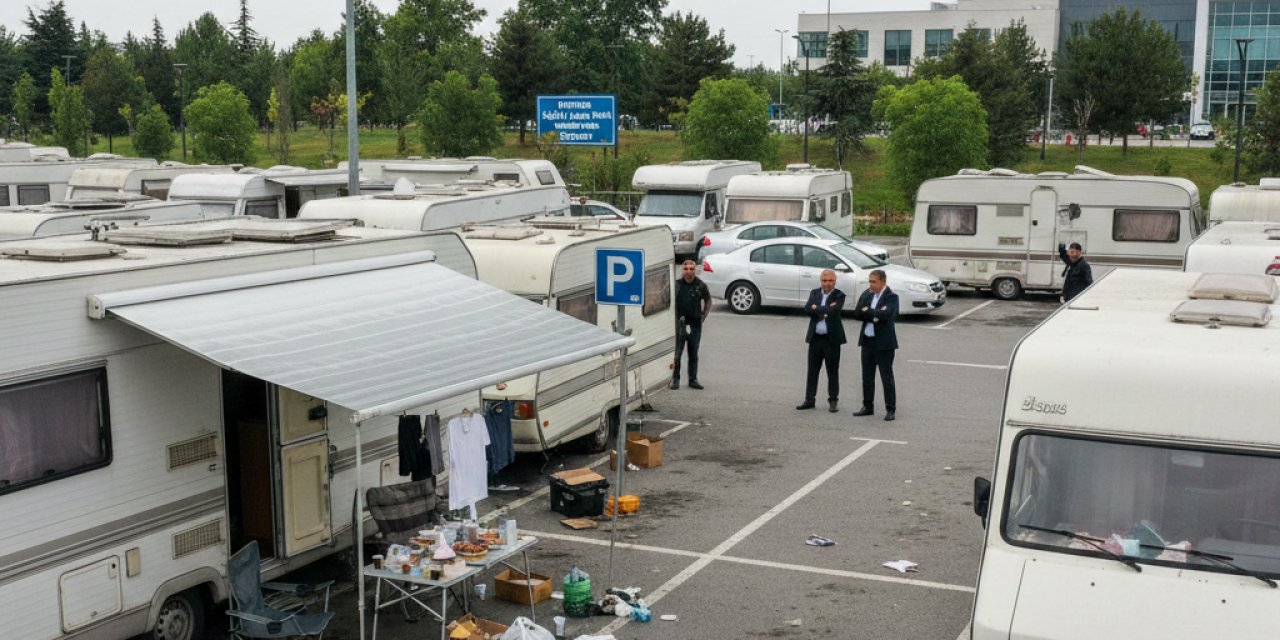 Otopark değil Karavan Park !