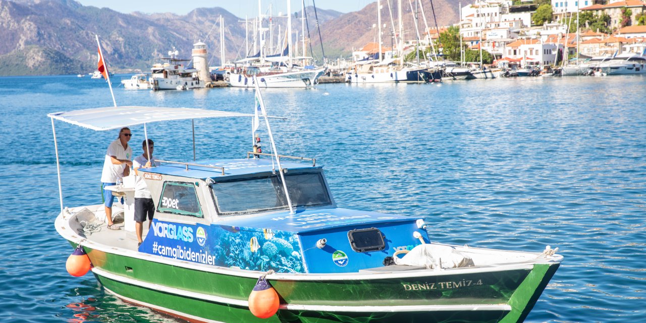 ‘CAM GİBİ DENİZLER’ PROJESİ    4 yılda 8 milyon litre deniz suyunu korudu