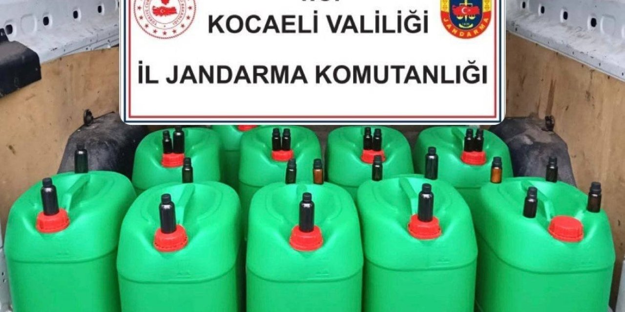 400 litre sahte alkol ele geçirildi