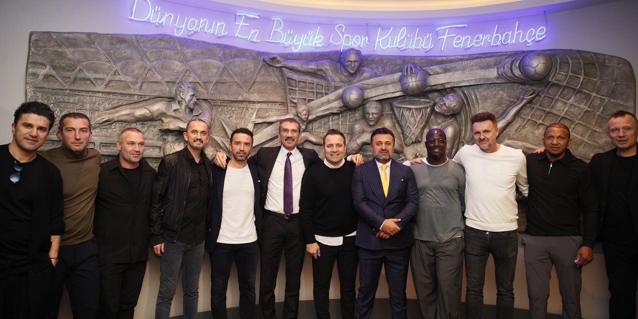 Fenerbahçe'nin eski yıldızları derbi öncesi bir araya geldi
