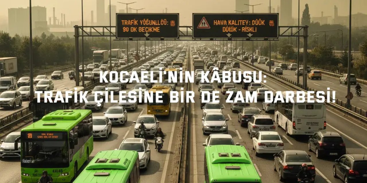 KOCAELİ'NİN KÂBUSU:   Trafik çilesine bir de zam darbesi!