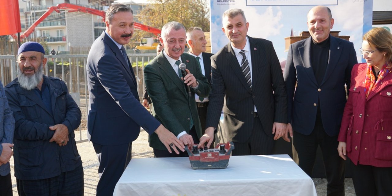 Yeni Çiftlik Ulu Camii’nin  Temeli Törenle Atıldı