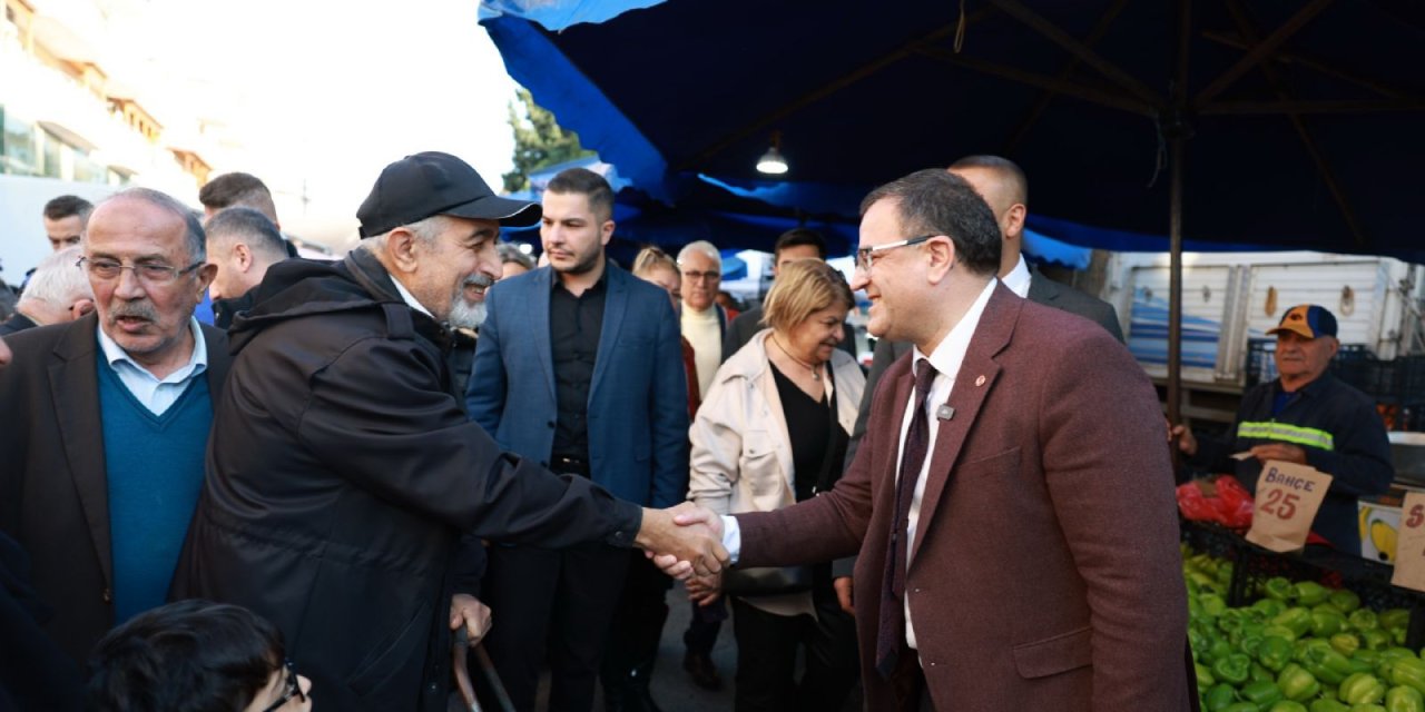 Başkan Gökçe’den Semt Pazarı Ziyareti