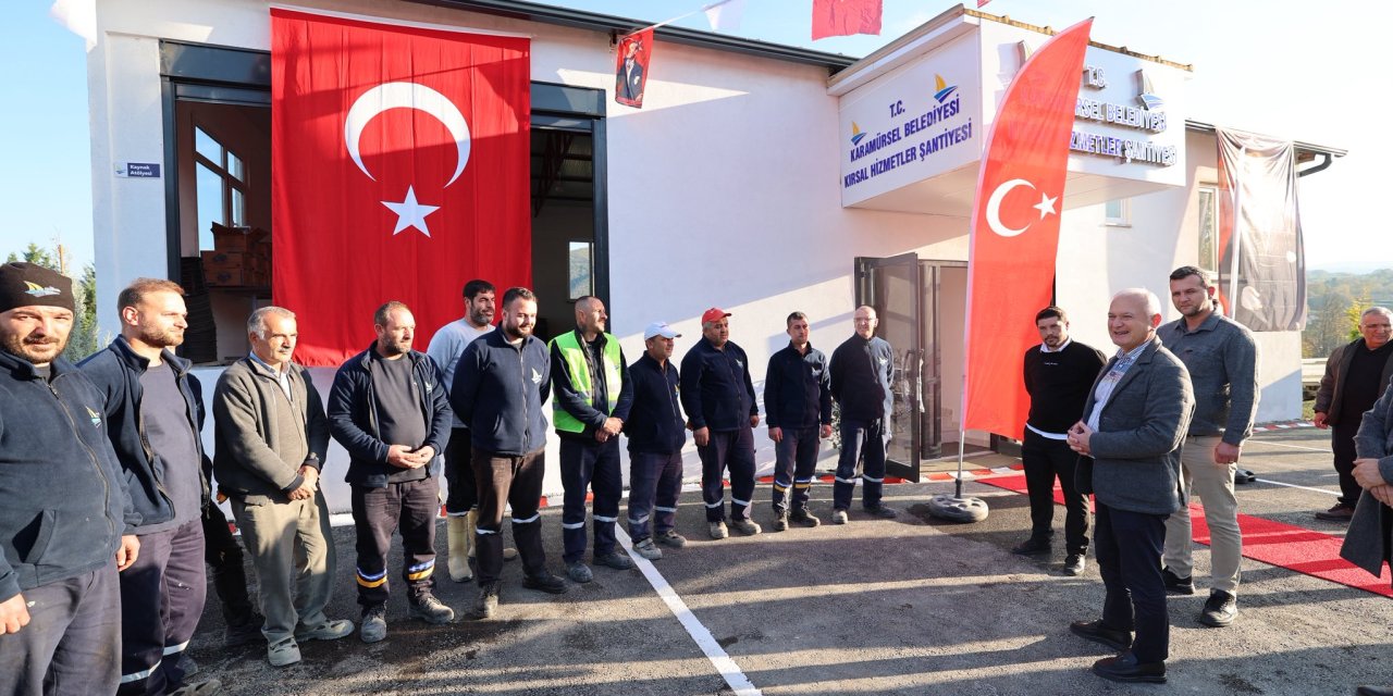 Kırsal Hizmetler Şantiyesi Hizmete Açıldı